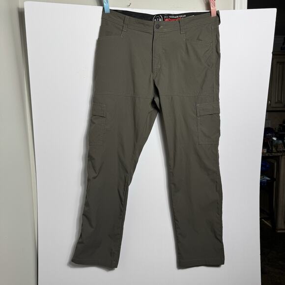 Wrangler ATG All Terrain Gear Cargo Pants 38x32 Gray Nylon Spandex - Picture 8 of 16